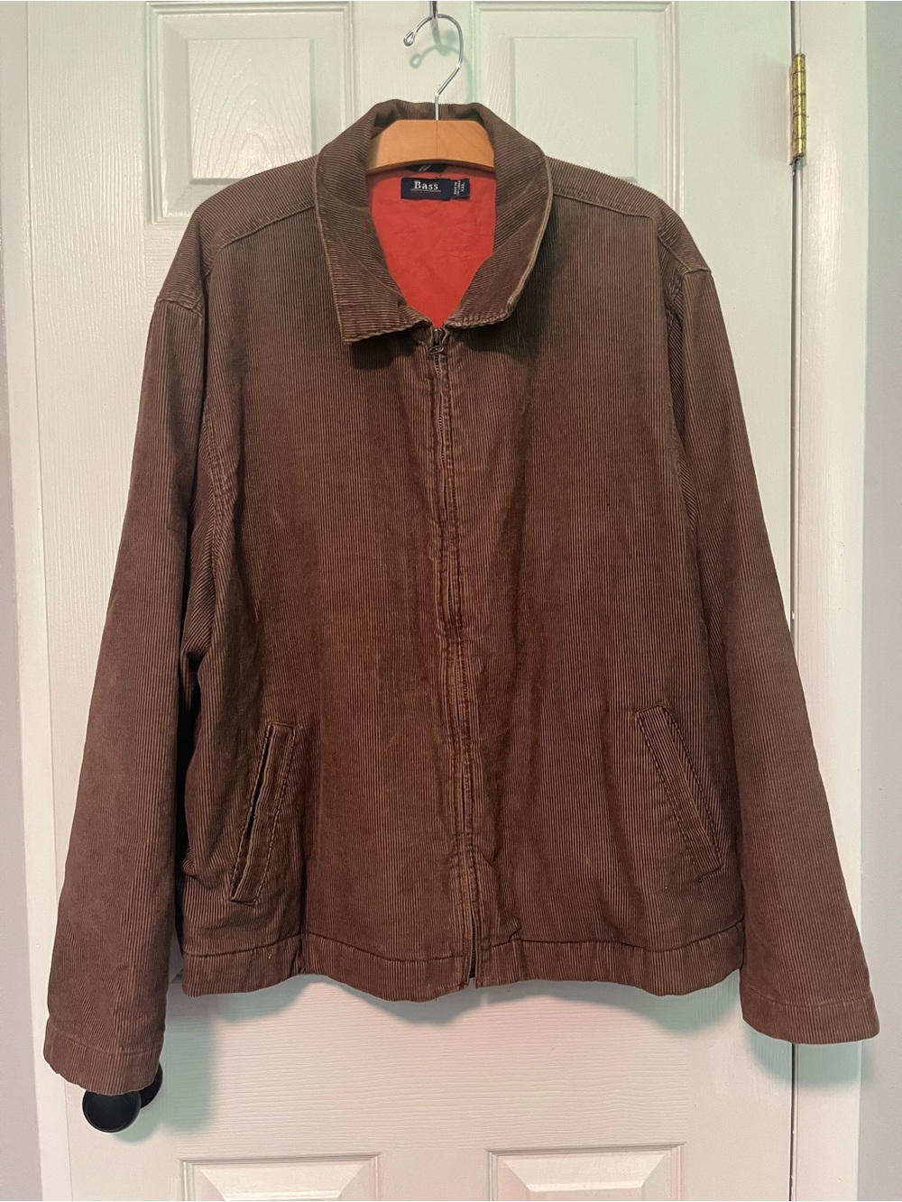 Bass Brown Corduroy Bomber Jacket